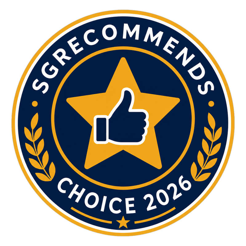 SGRecommends Choice 2026 award badge
